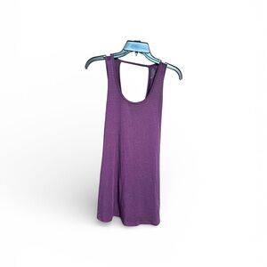 Athleta Purple Open Back Tank Top